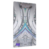 Porte-bloc WILL ~ Argent gris bleu vert design original (Swatch)