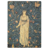 Porte-bloc William Morris antique Flora (Dos)