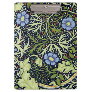 Porte-bloc William Morris Fleur d'antiquité aux algues marine