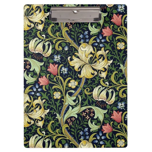Porte-bloc William Morris Golden Lily modèle floral (Devant)