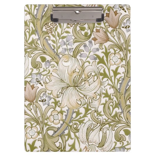 Porte-bloc William Morris Jardin Fleur de Lys Classique (Devant)