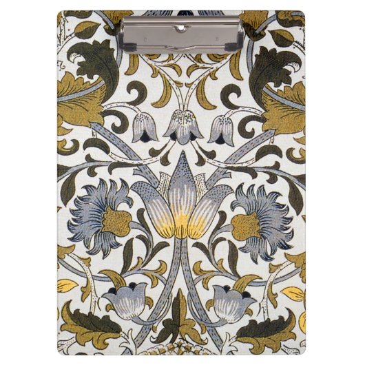 Porte-bloc William Morris Lodden Fleur florale (Devant)
