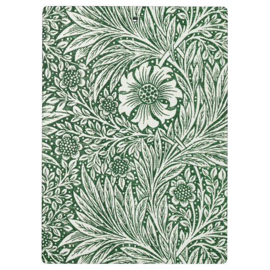 Porte-bloc william morris marigold fleurs vertes (Dos)