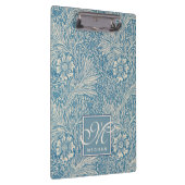 Porte-bloc William Morris, Monogramme Art Nouveau Blue Marigo (Swatch)