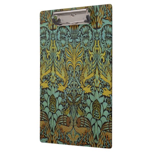 Porte-bloc William Morris Peacock Dragon Fond d'écran (Gauche)