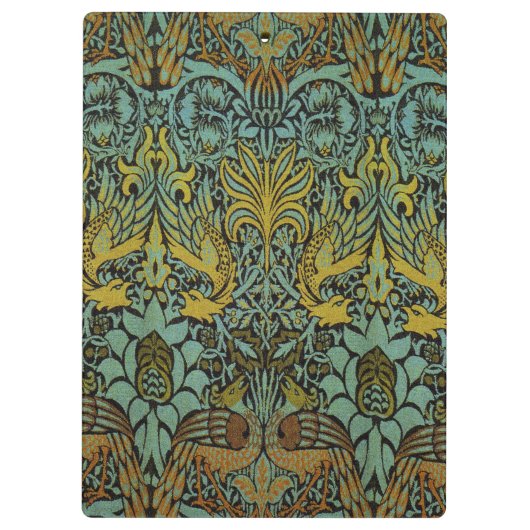 Porte-bloc William Morris Peacock Dragon Fond d'écran (Dos)