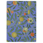 Porte-bloc William Morris Pomegranate Bleu papier peint color (Dos)