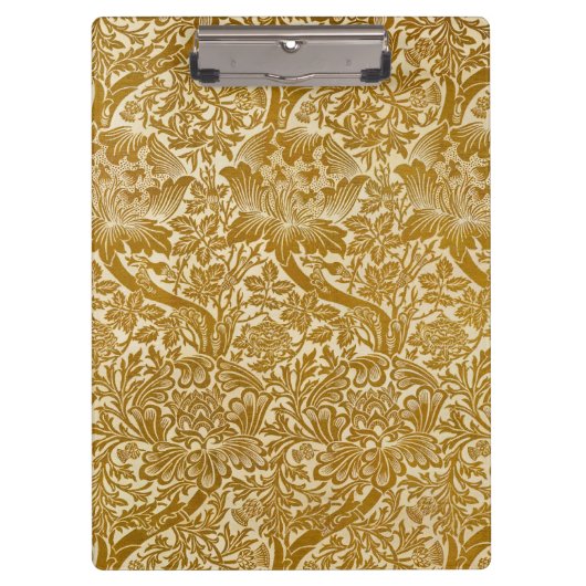 Porte-bloc William Morris Rose & chardon Floral Golden (Devant)