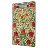 Porte-bloc William Morris Rose & Oiseaux Chintz Rouge (Gauche)