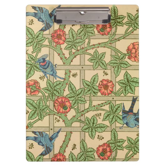 Porte-bloc William Morris Trellis Design classique de papier  (Devant)
