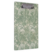 Porte-bloc William Morris tulip fond textile vert (Swatch)