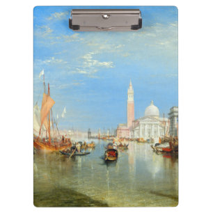 Porte-bloc William Turner - Venise, le Dogana et San Giorgio