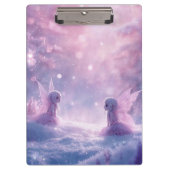 Porte-bloc Winter Whispers and Fairy Light (Devant)