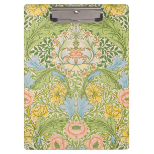 Porte-bloc Wm Morris Myrtle Floral Art Nouveau Pastel