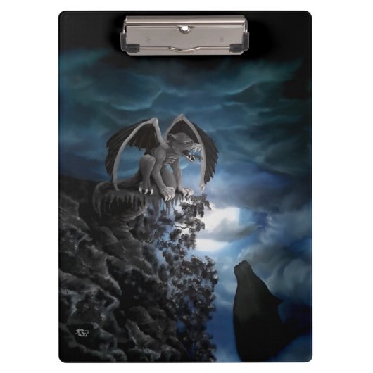 Porte-bloc Wolf Moon - Wolf avec Golem (Devant)