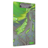 Porte-bloc XAVIER ~ Design gris argenté et vert (Swatch)