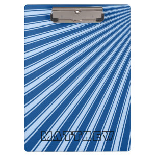 Porte-bloc Yale Bleu Bleu Stripe Motif funky