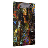 Porte-bloc "Yaraquim" Jaguar Blossom - Femmes En Amazonie (Swatch)