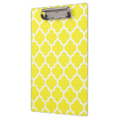 Porte-bloc Yellow White Moroccan Quatrefoil Pattern #5 (Gauche)