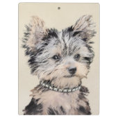Porte-bloc Yorkshire Terrier Puppy Peinture Chien original (Dos)