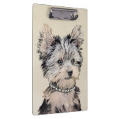 Porte-bloc Yorkshire Terrier Puppy Peinture Chien original (Swatch)