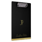 Porte-bloc Your Custom Name Gold Text Personalized Monogram (Swatch)