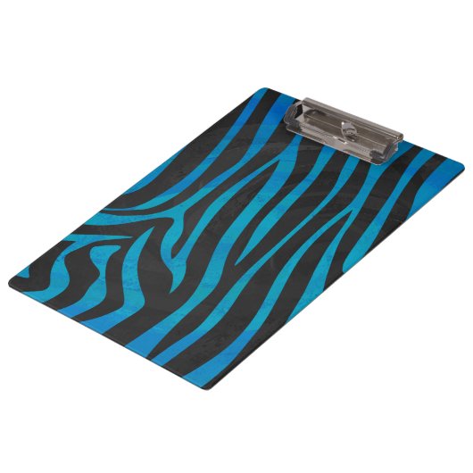 Porte-bloc Zebra Black et Blue Print (Incliné)