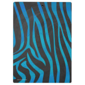 Porte-bloc Zebra Black et Blue Print (Dos)