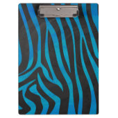 Porte-bloc Zebra Black et Blue Print (Devant)