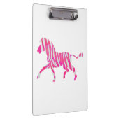 Porte-bloc Zebra Hot rose et blanc Silhouette (Swatch)