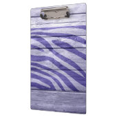 Porte-bloc Zebra Imprimer sur le bois #5 (Gauche)