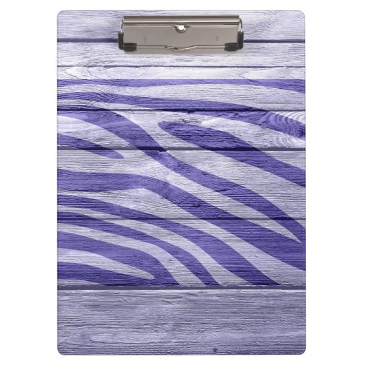 Porte-bloc Zebra Imprimer sur le bois #5 (Devant)