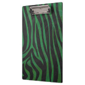 Porte-bloc Zebra Monogramme noir et vert (Gauche)