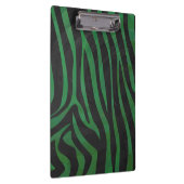 Porte-bloc Zebra Monogramme noir et vert (Swatch)