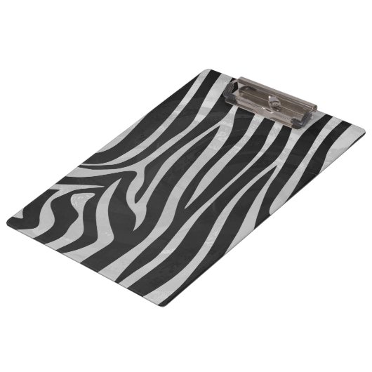 Porte-bloc Zebra noir et gris clair (Incliné)