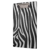 Porte-bloc Zebra noir et gris clair (Gauche)