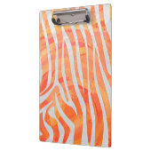 Porte-bloc Zebra Orange and White Print (Gauche)