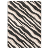 Porte-bloc Zebra raye une texture transparente + vos idées (Dos)