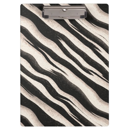 Porte-bloc Zebra raye une texture transparente + vos idées (Devant)