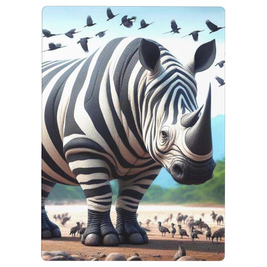 Porte-bloc Zebra Rhino (Dos)