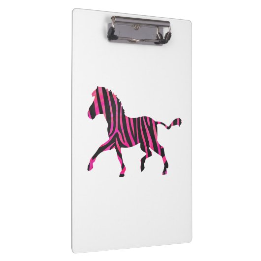 Porte-bloc Zebra Silhouette noir et rose chaud (Swatch)