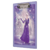 Porte-bloc Zephyr licorne et féerie Art par Renee Lavoie (Gauche)