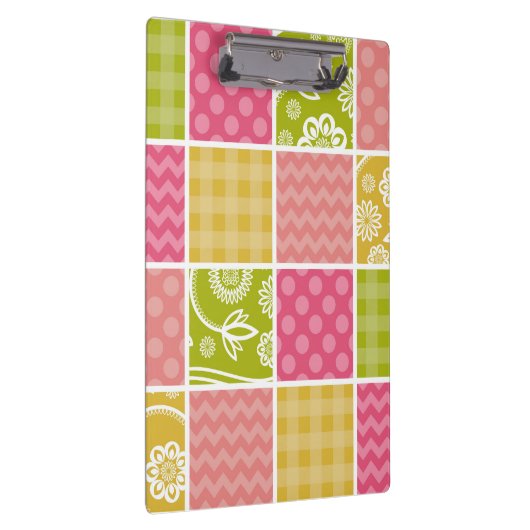 Porte-bloc Zigzag, Chevron, Pois, En vichy, Patchwork (Swatch)
