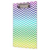 Porte-bloc Zigzag de motif d'arc-en-ciel de Chevron (Gauche)