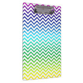 Porte-bloc Zigzag de motif d'arc-en-ciel de Chevron (Swatch)