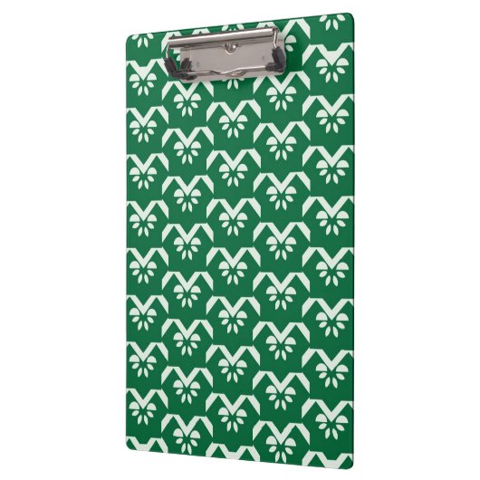 Porte-bloc Zigzag floral vert (Gauche)