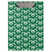 Porte-bloc Zigzag floral vert (Devant)