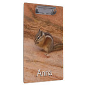 Porte-bloc Zion Chipmunk sur Red Rocks (Swatch)