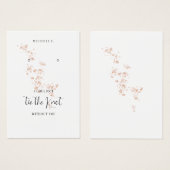 Porte-boucles de demoiselle d'honneur aquarelle ro (Devant & derrière)