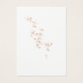 Porte-boucles de demoiselle d'honneur aquarelle ro (Dos)